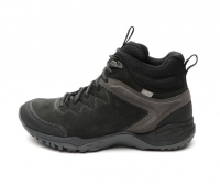 Hiking Shoes - Men black leather hiking boots