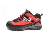 Hiking Shoes - Red and green hiking shoes